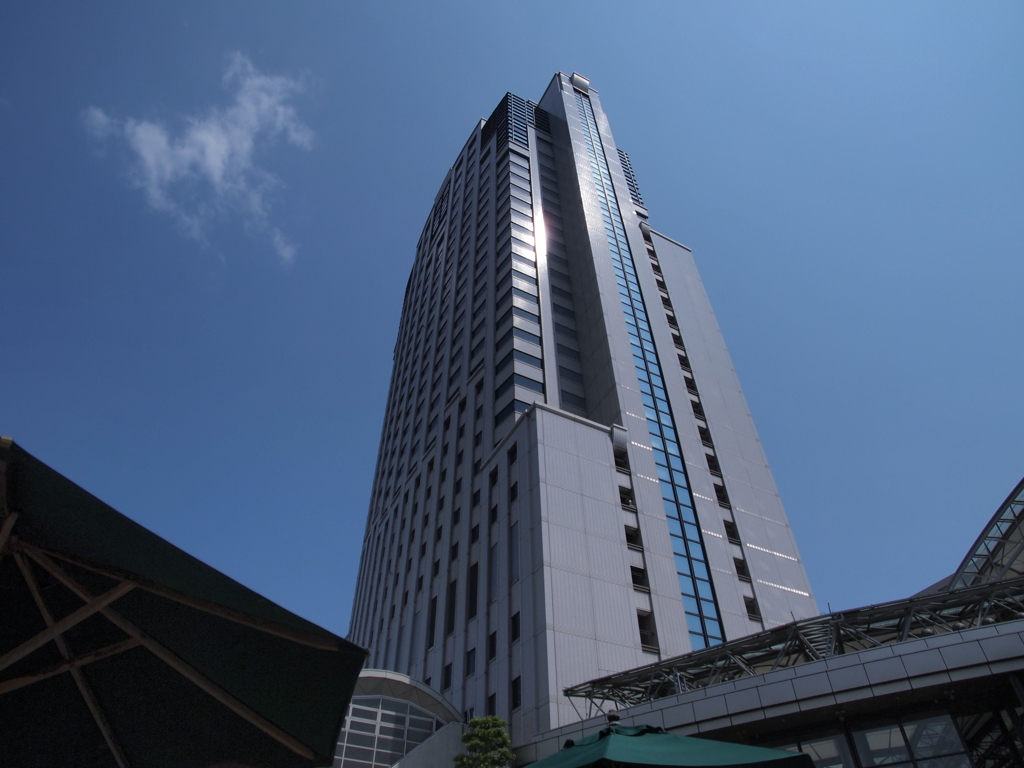 青空が綺麗だったので