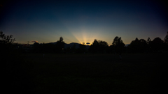 夕空の公園