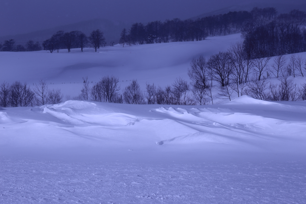 雪の波１