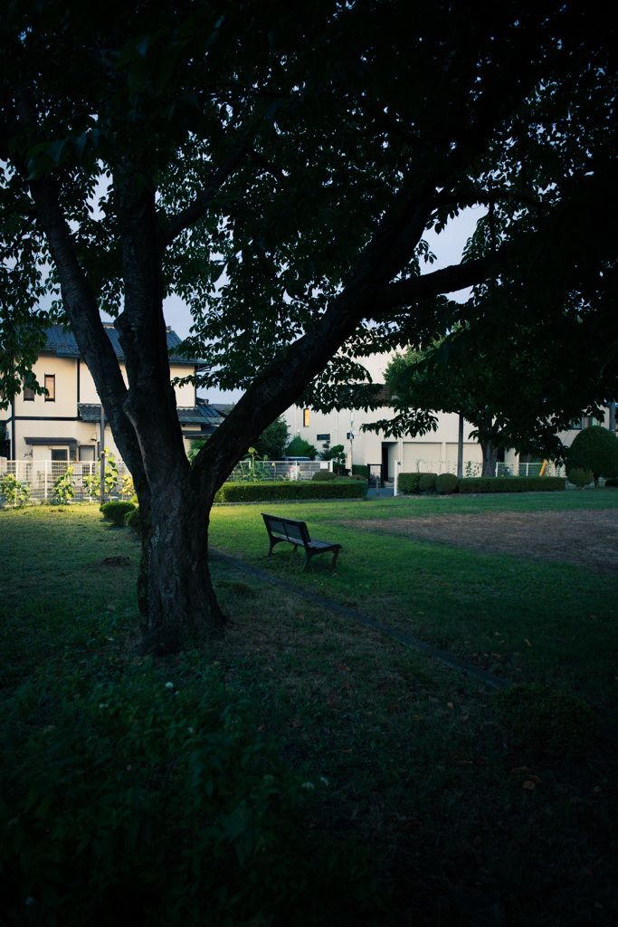 公園のベンチ