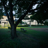 公園のベンチ