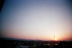 夕日