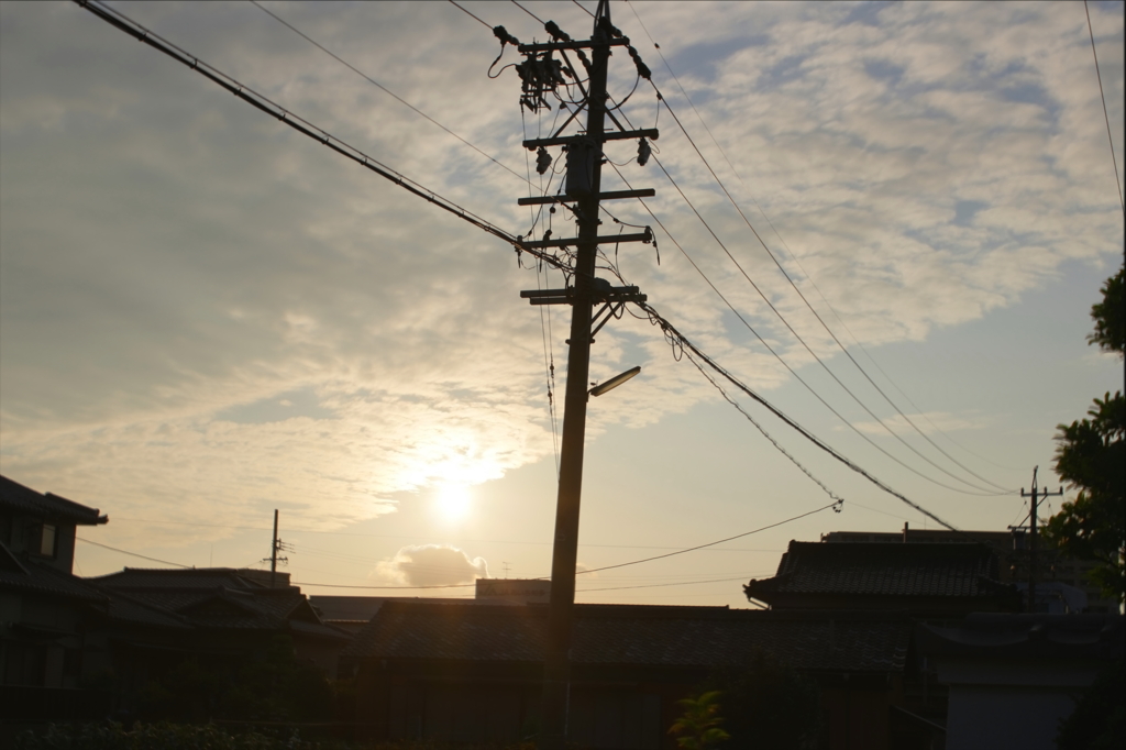 夕焼けのグラデーション