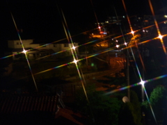 雲仙温泉街の夜景