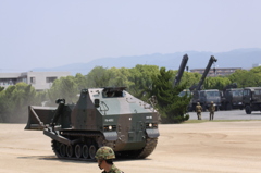 陸上自衛隊　大久保駐屯地 ７５式ドーザ