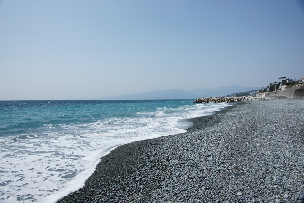 二宮付近の海岸