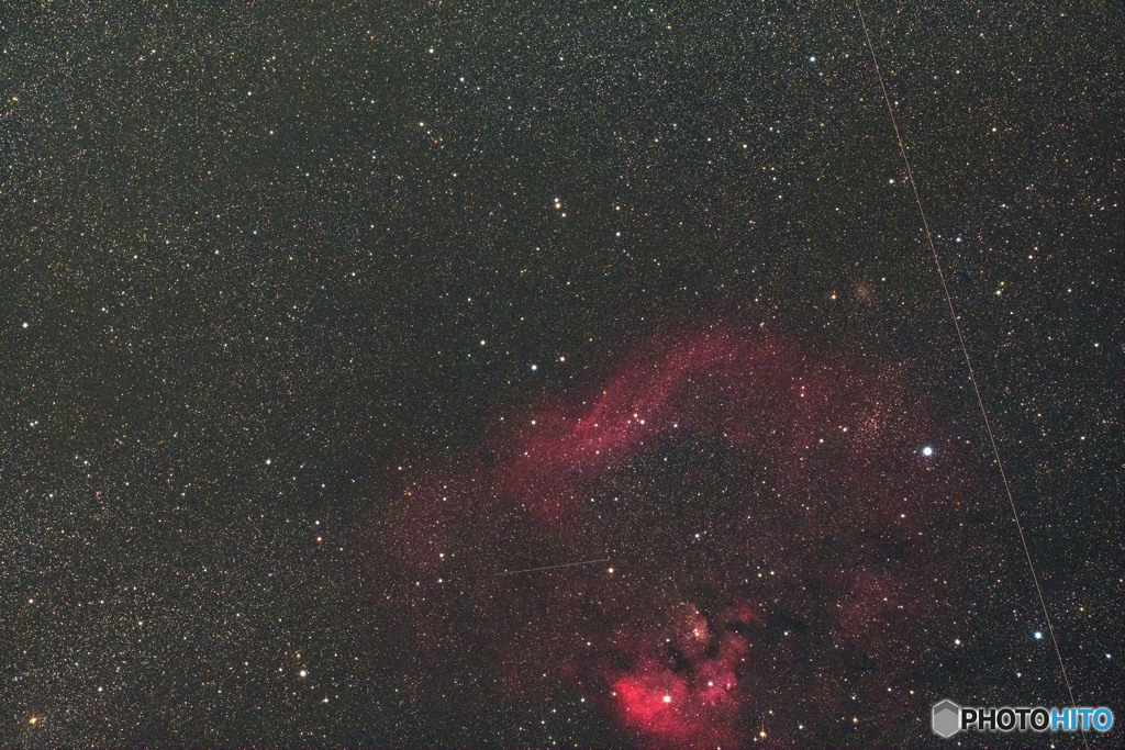 中心外れた　NGC7822