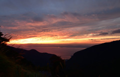 橘湾の夕日