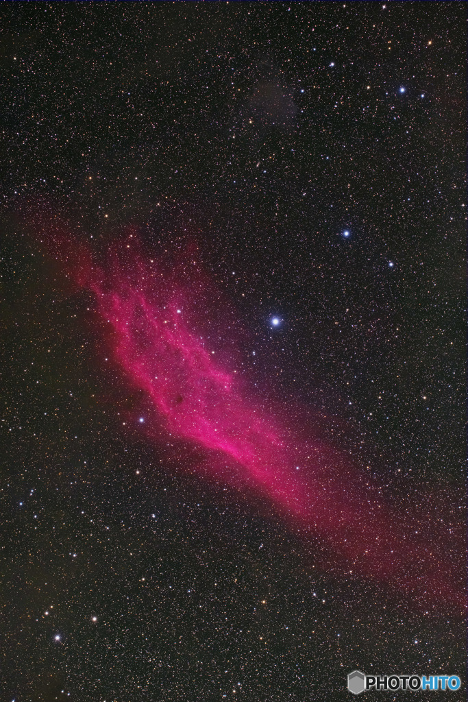 カルフォルニア星雲#2（無理のない画像処理）