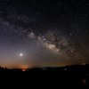 金星と夏の銀河（追尾編）