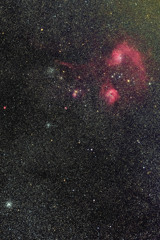 ぎょしゃ座の散開星団、散光星雲