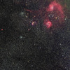 ぎょしゃ座の散開星団、散光星雲