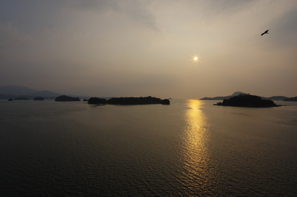 松島 夕景