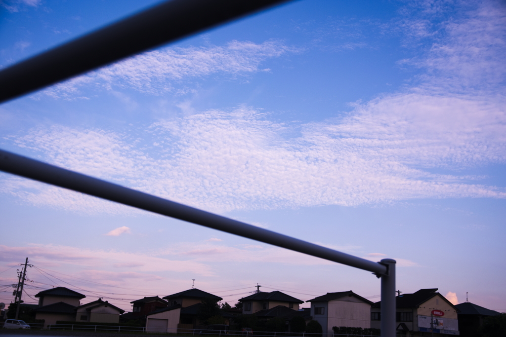 たそがれのうろこ雲