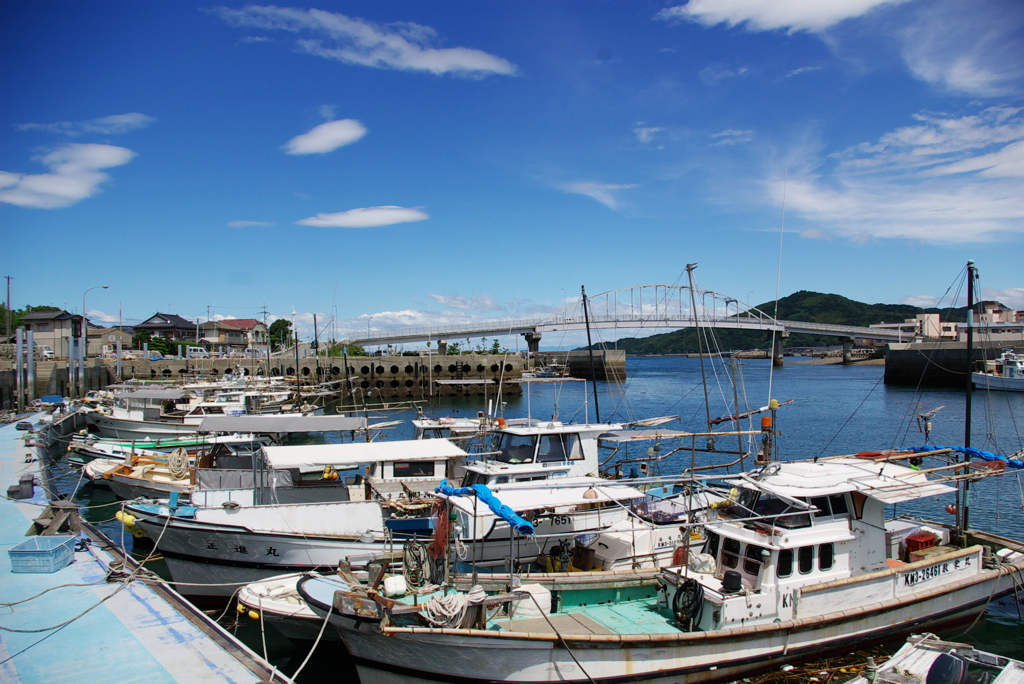 通詞島の港