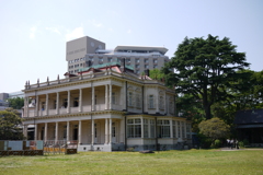 旧岩崎邸　庭から