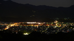 秩父市街夜景
