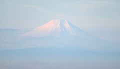 筑波山から望む富士