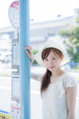 バスこないね