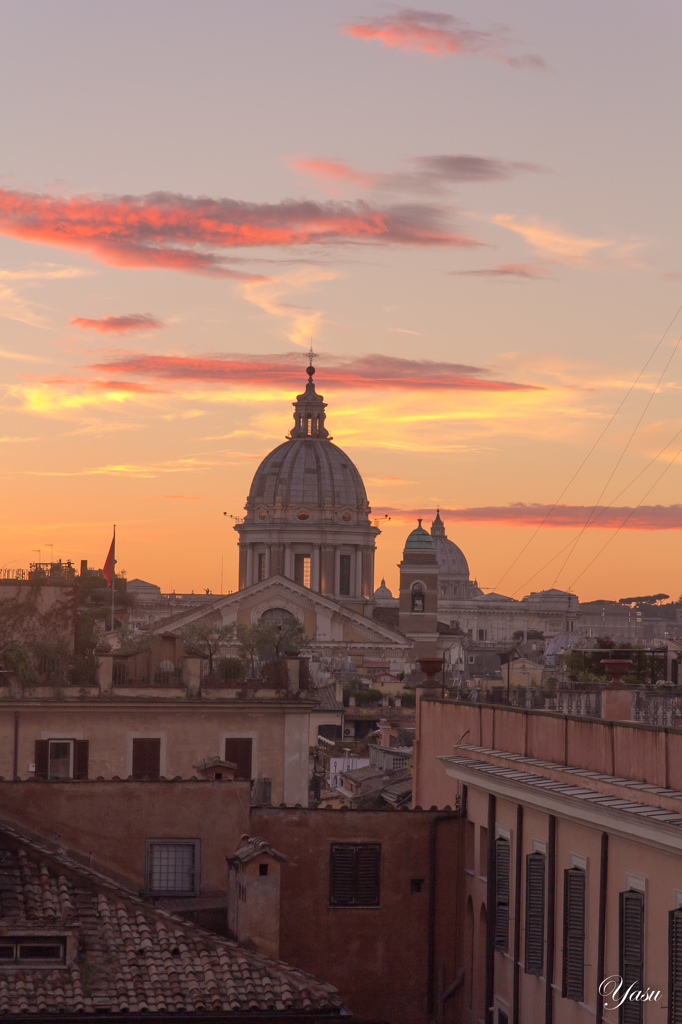 ローマの夕暮れ