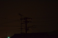 電線スパーク
