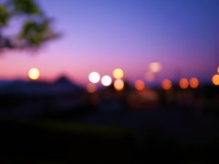 都会の夜景に憧れて