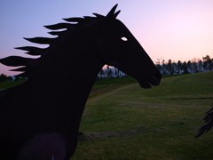 馬のオブジェ