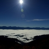 雲海と南アルプスと富士山
