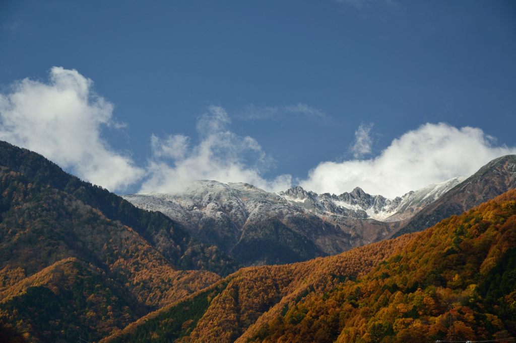 駒ケ岳　冠雪