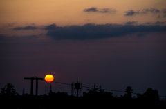 夕日
