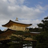 雪化粧の金閣寺