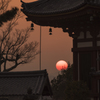 古都奈良の落日