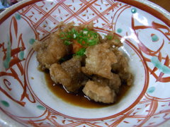 白子から揚げ
