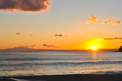 クリスマスイブの夕日*2011