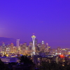 ダウンタウンシアトルの夜景＋SUPER MOON