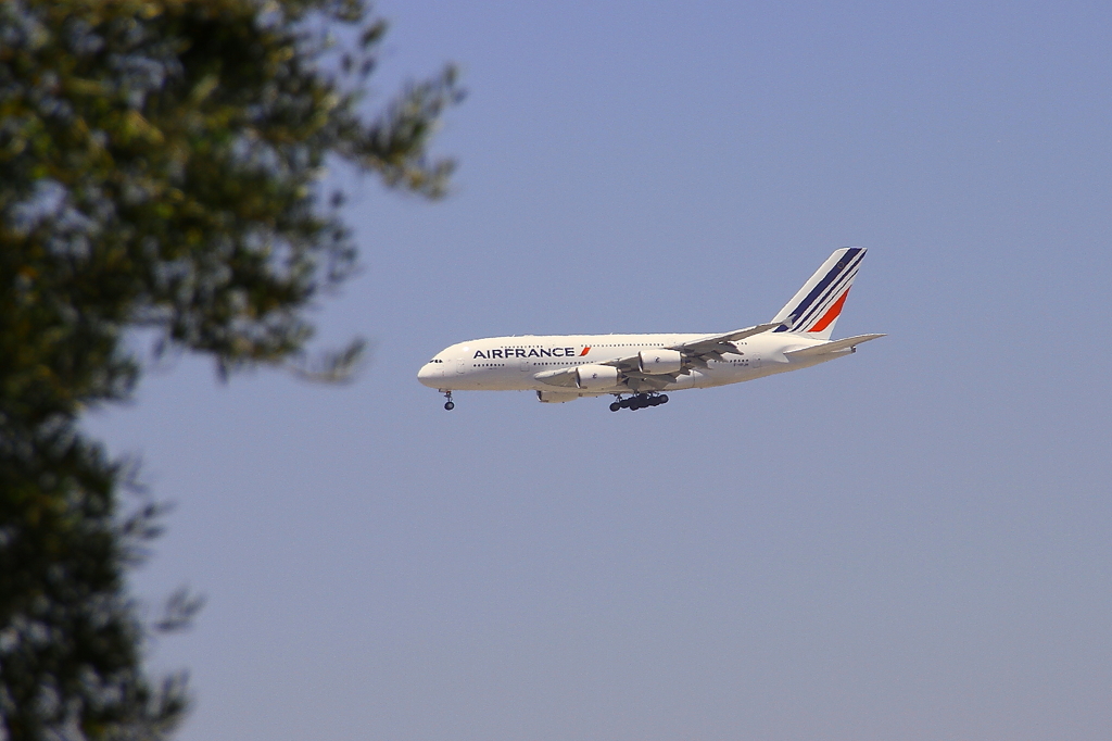 A380 Air France飛来