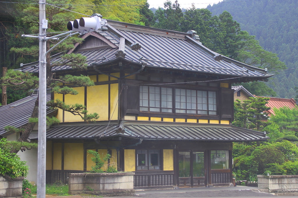 日光街道にて