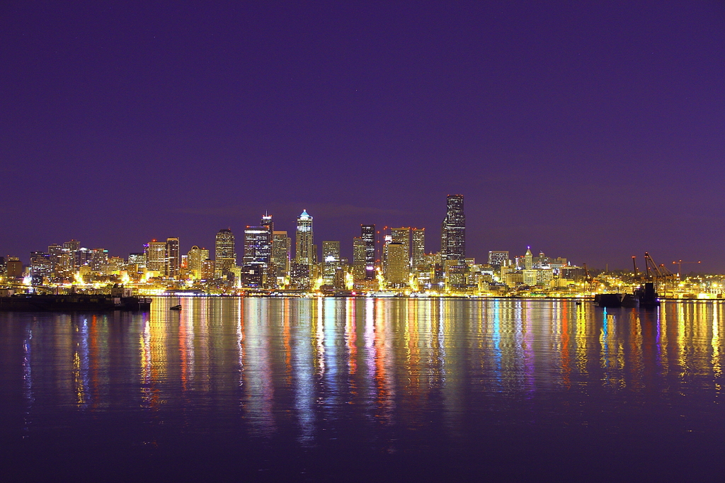 Downtown Seattle from West Seattle