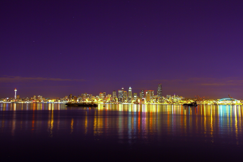 Downtown Seattle from West Seattle