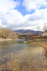長老湖からの蔵王