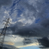 鉄塔と雲
