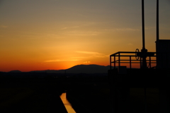 夕暮れ
