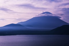 笠雲と富士