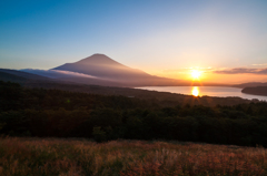 夕照の色