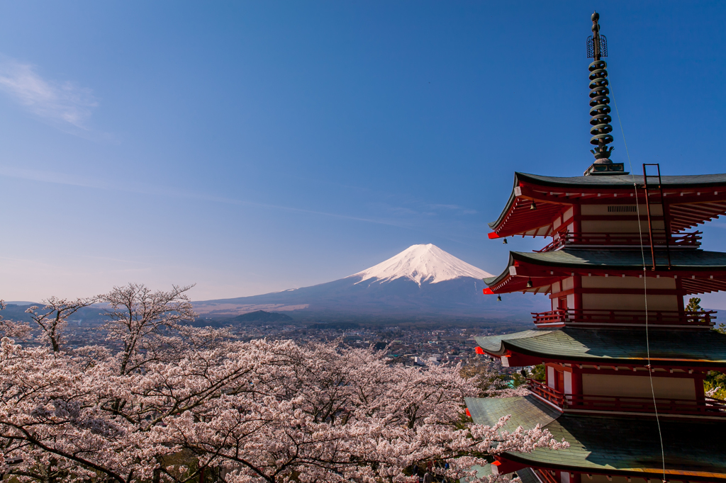 春富士の景