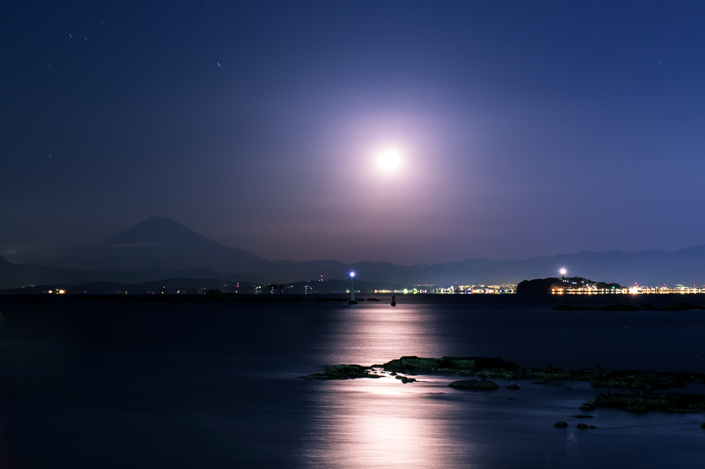 月夜の途