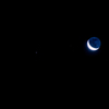 夜明け前の地球照