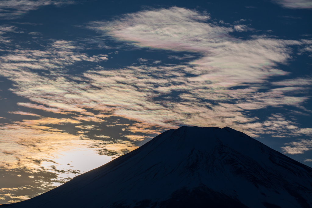 彩雲の夕刻