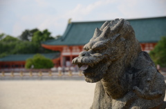 平安神宮の石像