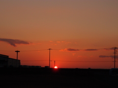 夕日